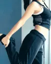 cute asian girl training