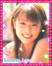 endless love : cute asian girl bliking with stars