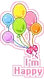balloons : i'm happy
