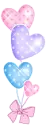 cute heart balloons