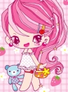 pink haired cutie