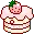 cute strawberry cake