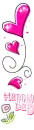 happy day : hearts & flowers