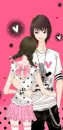 cute lovers & hearts