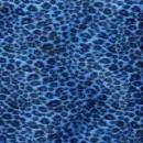 Blue Leopard Print