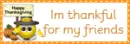 Im thanksful for my friends