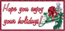 hope you enjoy your holidays!
