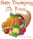 happy thanksgiving friends