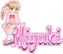 miyuki pink anime girl