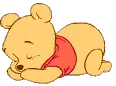 Baby Pooh sleeping