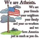 ATHEIST LOVE AMERICA TOO!
