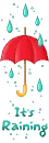its raining
