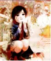 Anime Girl Sitting Down