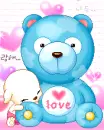 love my blue bear