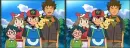 Two cute pictures of Ash and his friends