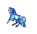 blue horse
