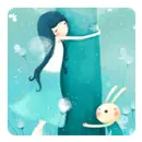 angel echi with rabbit