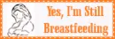 yes im still breastfeeding