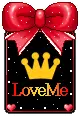 love me ribbon card