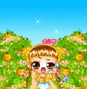 mobile phone ring ring : happy cute girl