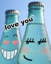 cute bottles of water