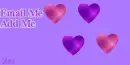 Purple Pink Hearts