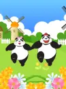 dancing panda