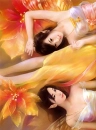 cute fairies in the flowers