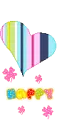 happy color heart