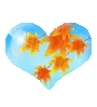 heart & tree leaves