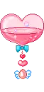 heart with water inside