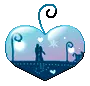 lovers in a heart