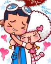 jaja hugging her lover