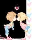 innocent kiss