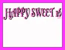 Happy Sweet 16
