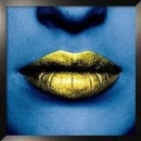 gold lips