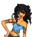 Punky anime girl