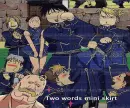 Roy and his mini skirts