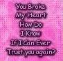 you broke my heart