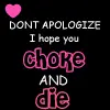 Don't apologize
