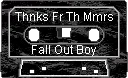 Fall Out Boy Cassette Tape