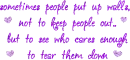 walls..