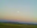 moon and mountains