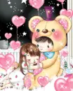 pink hearts