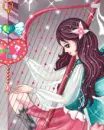 girl with harp