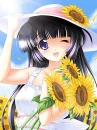 girl flowers