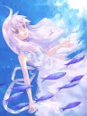 girl and fish