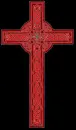 Red Celtic Cross