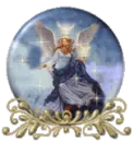 Angel in globe
