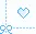 tiny blue heart